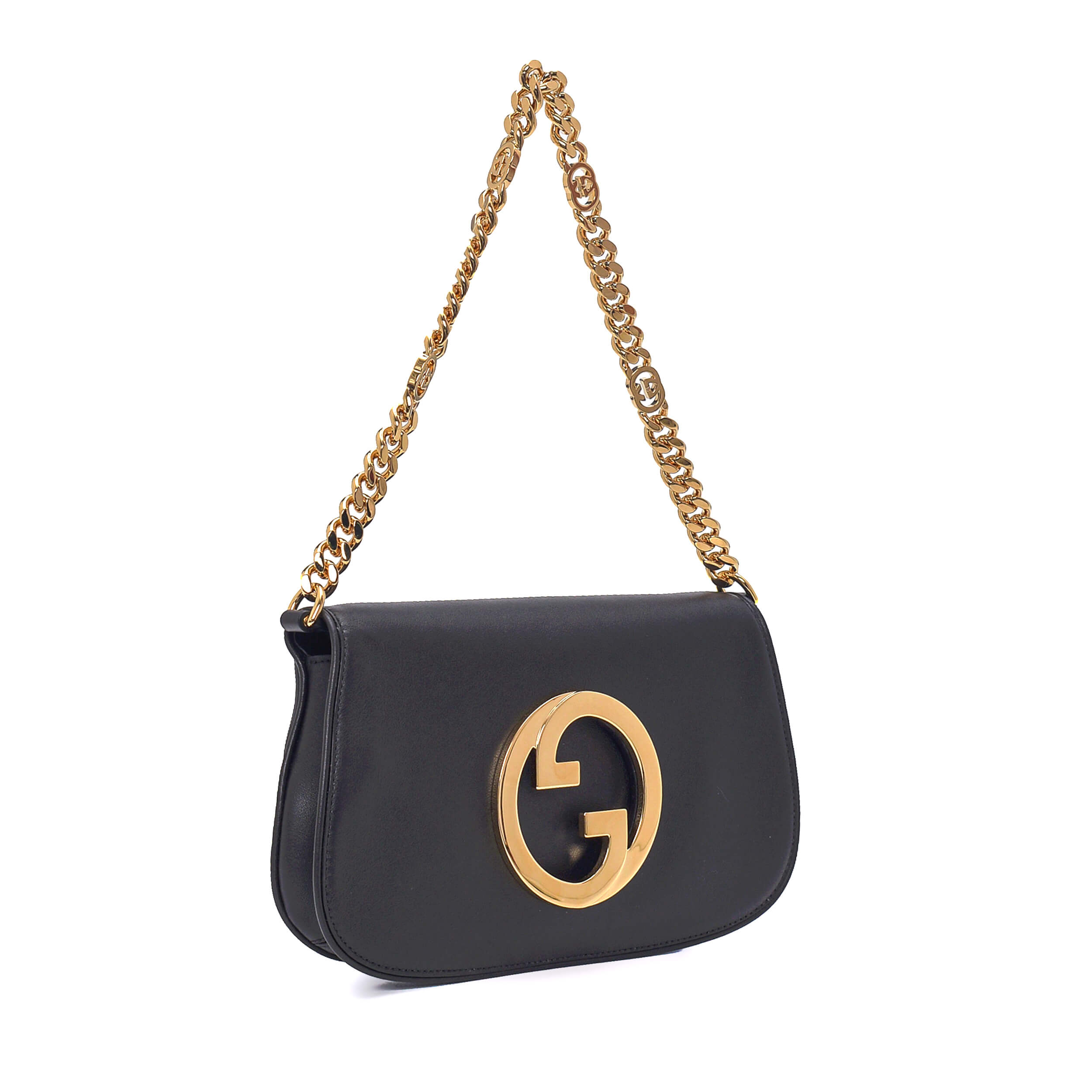 Gucci - Black Smooth Leather Blondie Bag